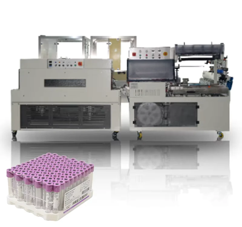 Package-Labeling-Machine-Vacuum-Blood-Collection-Tube-Production-Packaging-Line-Heat-Shrink-Packaging-Machine