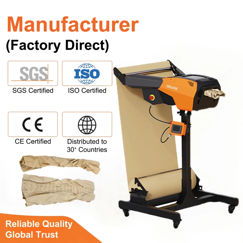 Packaging-Machinery-Manufacturer-Automatic-Void-Filling-Machine-Adjustable-Paper-Cushion-for-Food-220V-1-Year-Warranty