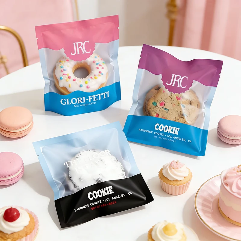 Personalized-Logo-Emballage-Biscuits-Individual-Single-Cookies-Packaging-Bag-Heat-Seal-Matte-Plastic-Pouch-with-Clear-Window