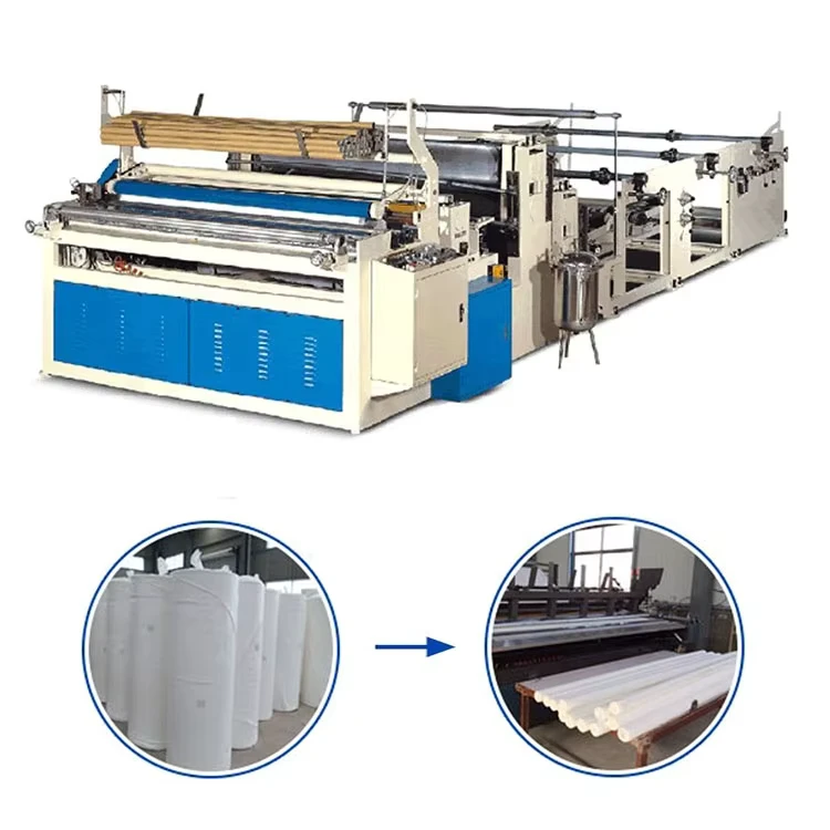 Processing-Jumbo-Roll-Paper-Slitter-Rewinder-Machine
