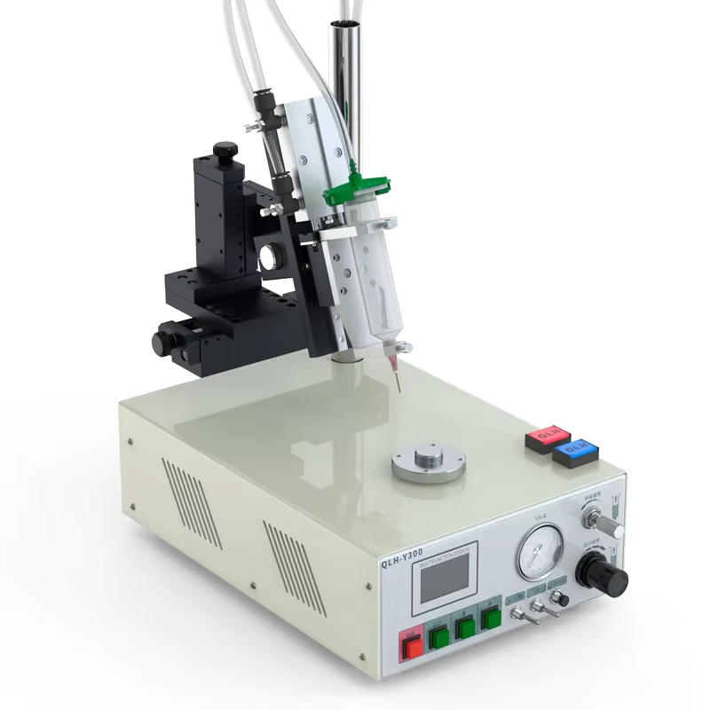 QLH-Y300-Circular-Dispensing-Fully-Automatic-Gluing-Machine-Three-Dimensional-Adjustable-Dual-Outlet