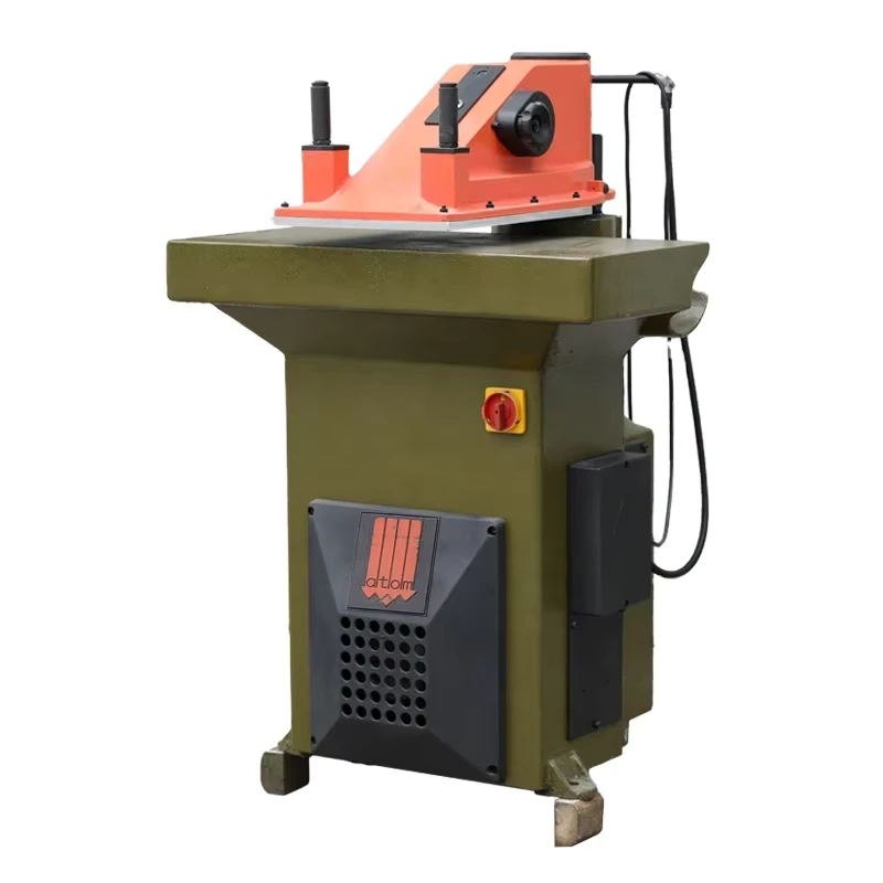 Refurbished-SE20-20T-Leather-Die-Cutting-Machine-Hydraulic-Swing-Arm-Clicker-Press-for-Shoe-Making