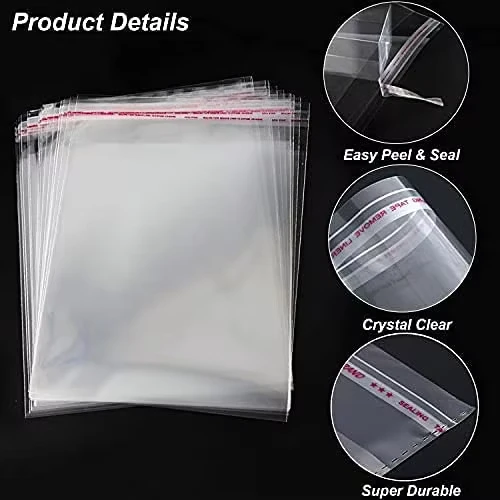 Resealable-Clear-Cellophane-Bag-Transparent-Poly-Plastic-Zip-Packaging-with-Self-Adhesive-Seal-and-Offset-Printing-Handling