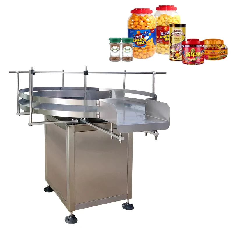 Round-Bottle-Unscramble-Machine-Turn-Rotary-Accumulation-Table-for-Sorting-Bottle-Loading-Table