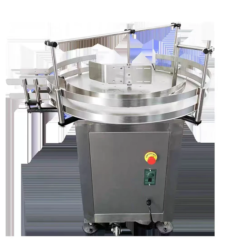 Round-Bottle-Unscrambler-Bottle-Sorting-Machine-Bottle-Turn-Rotary-Accumulation-Table