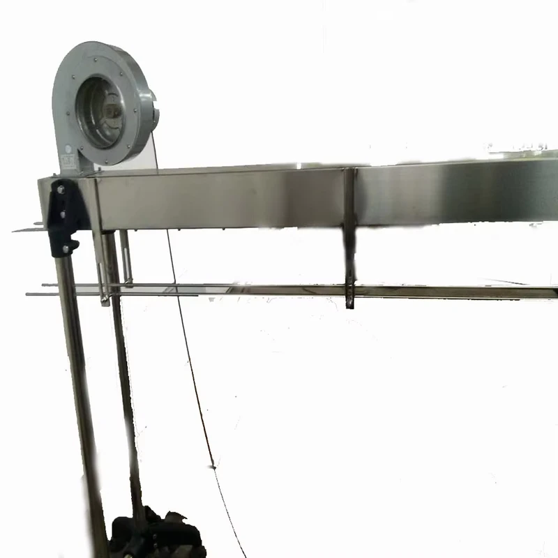 SUS304-Automatic-Air-Conveyor-for-Filling-Production-Line-with-Plastic-Packaging