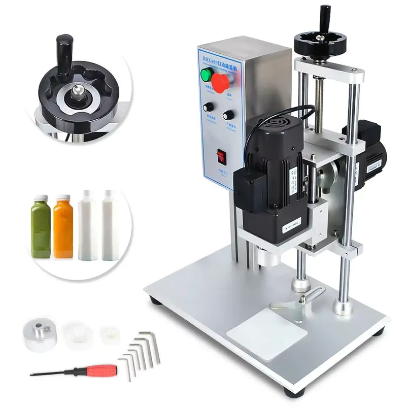 Semi-Auto-Tabletop-Electric-Beverage-Food-Plastic-Cover-Capping-Machine-Small-Screw-Capping-Machine