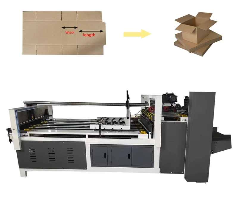 Semi-Automatic-Carton-Gluing-Machine-for-Shipping-Box-and-Freight-Packaging-Assembly-Streamlining-Folding-and-Gluing-Processes