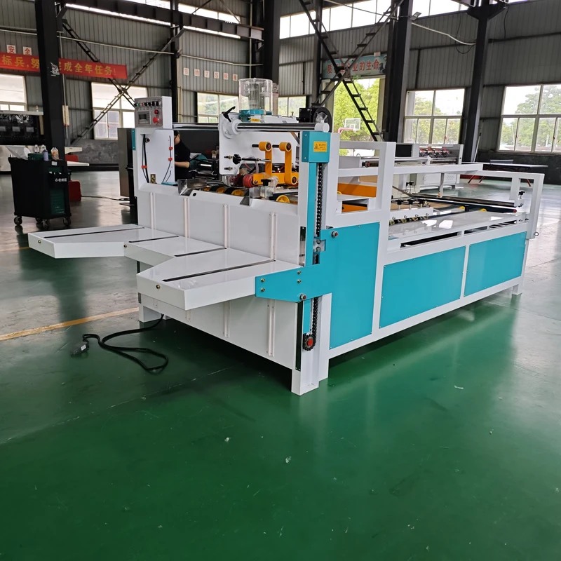 Semi-Automatic-Carton-Gluing-Machine
