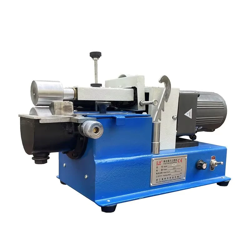Semi-Automatic-Gluing-Machine-for-Shopping-Bags-with-Flat-Rope-Handle-Paper-Shoe-Leather-Shell-Roller-Mounting-Machine