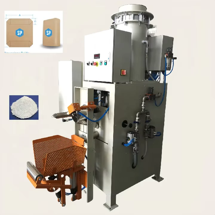 Semi-Automatic-High-Accuracy-25kg-Valve-Bag-Filler-Sealing-Machine-Food-Grade-Paper-Packaging-for-Powder-Wrapping-and-Labeling