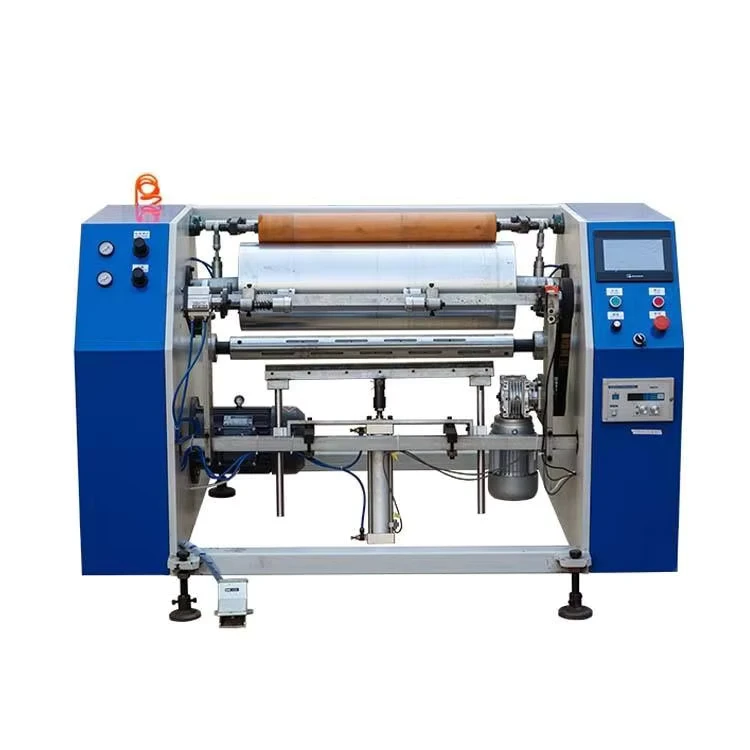 Semi-Automatic-Rewinder-Machine-Paper-Roll-Aluminium-Foil-Rewinding-Machinery
