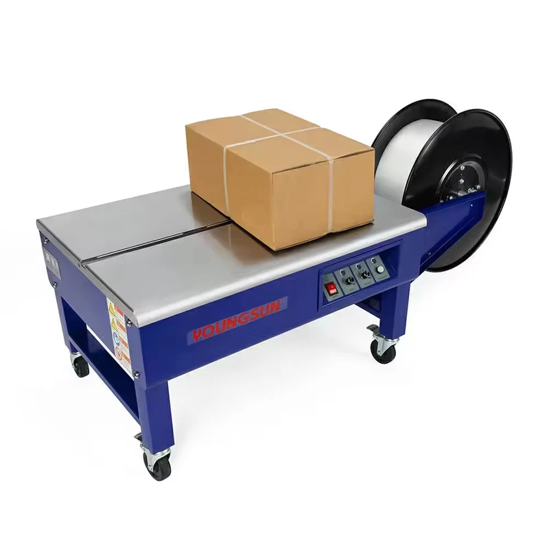 Semi-Automatic-Table-Top-Bank-Note-Pallet-Strapping-Machine-PP-Strapping-Machine-Carton-Sealer-Box-Packing-Bottle-3-Year