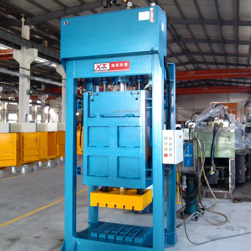 Semi-Automatic-Vertical-Baling-Machine-Cotton-Textile-Used-Clothing-Baler-Industrial-Waste-Compression-1