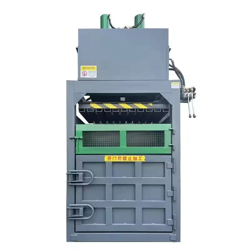Semi-Automatic-Vertical-Garbage-Station-Waste-Baler-Hydraulic-Baling-Press-Machine-Cardboard-Plastic-Compacting-Machine-8T