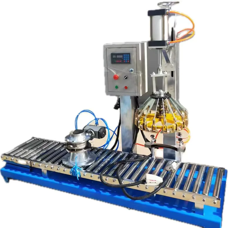 Semi-Automatic-Weighing-Filtering-Capping-Sealing-and-Filling-Machine-Fully-Automatic-Conveying-and-Filling-Machine