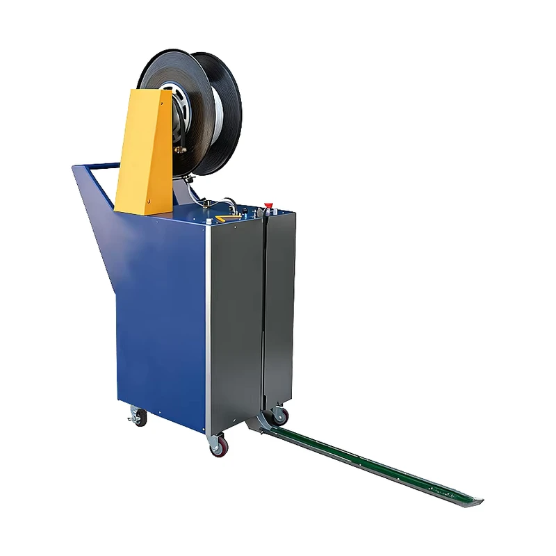 Semi-automatic-Pallet-Strapping-Machine-with-Wide-Application-and-Strong-Adaptability-to-Different-Strap-Sizes