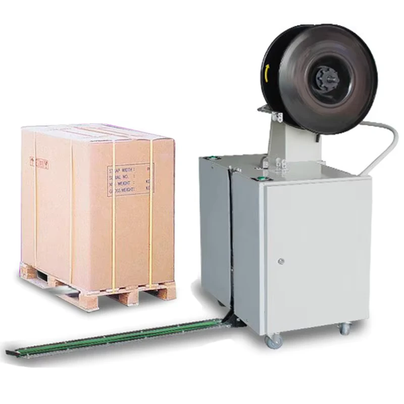 Side-Strapping-Semi-Automatic-Side-Seal-Carton-Stacker-PP-Pallet-Strapping-Bundling-Machine