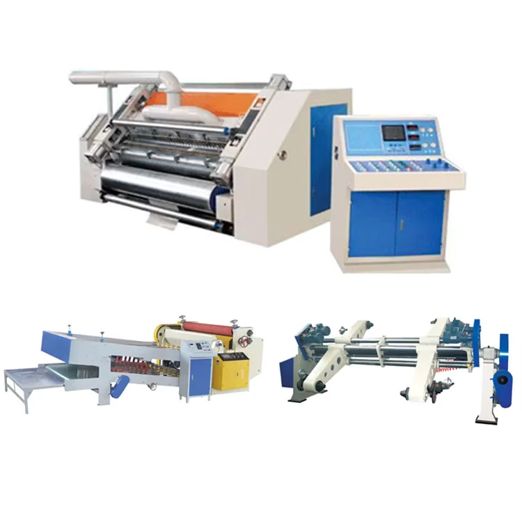 Single-Facer-Machine-for-2-Ply-Corrugated-Carton-Production-Line-in-Packaging-Lines