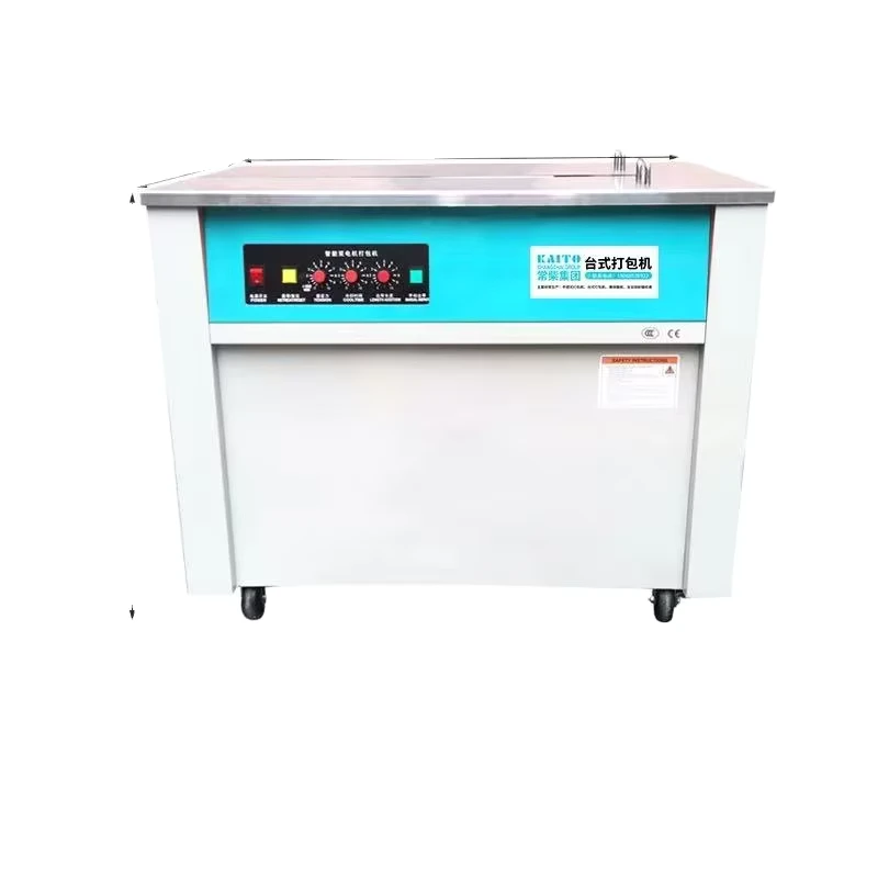 Single-Motor-Tabletop-Strapping-Machine-with-Customizable-Color-for-Everyday-Carton-Package-Bundling
