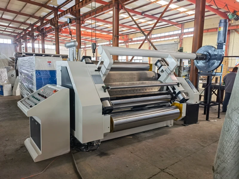 Single-faced-Corrugator-Machine-for-Cardboard-Packaging-Corrugated-Board-Production-Line