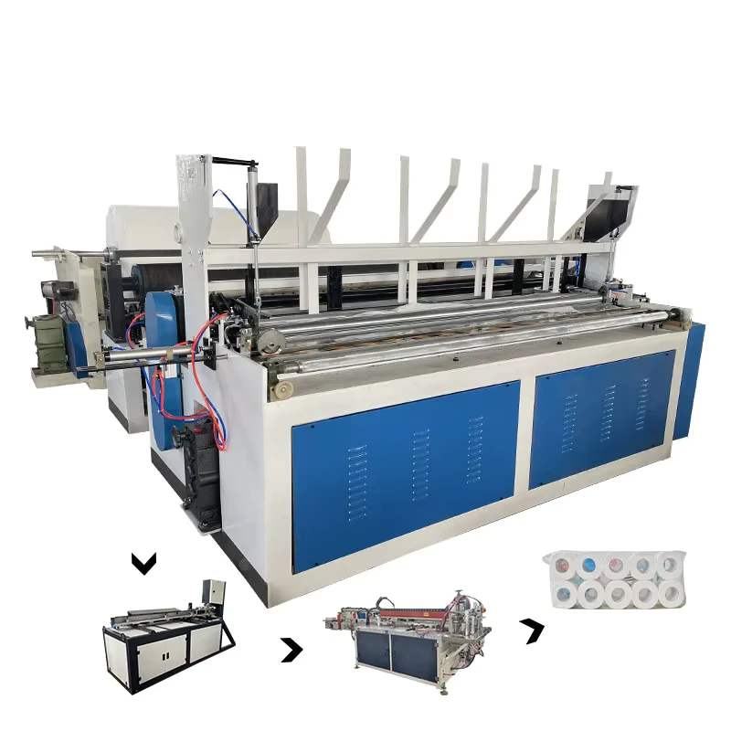 Small-Automatic-Toilet-Tissue-Paper-Roll-Rewinding-and-Perforating-Machine-with-PLC-Motor-and-Pump