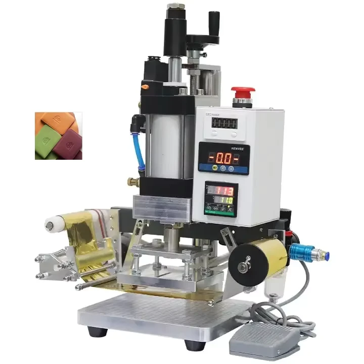 Small-Gold-Manual-PVC-Paper-Leather-Customizable-Logo-Embossed-Machine-Pneumatic-Gilding-Machine-Hot-Foil-Stamping-Machine