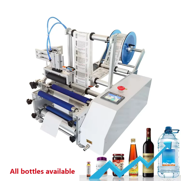 Spot-3ml-Small-Plastic-Glass-Automatic-Ampoule-Round-Bottle-Labeling-Machine-or-Semi-automatic-Bottle-Labeling-Machine