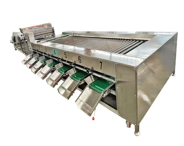 Stainless-Steel-Automatic-Weight-Sorting-Machine-Fish-Grader-Crayfish-Shrimp-Sorting-Machine