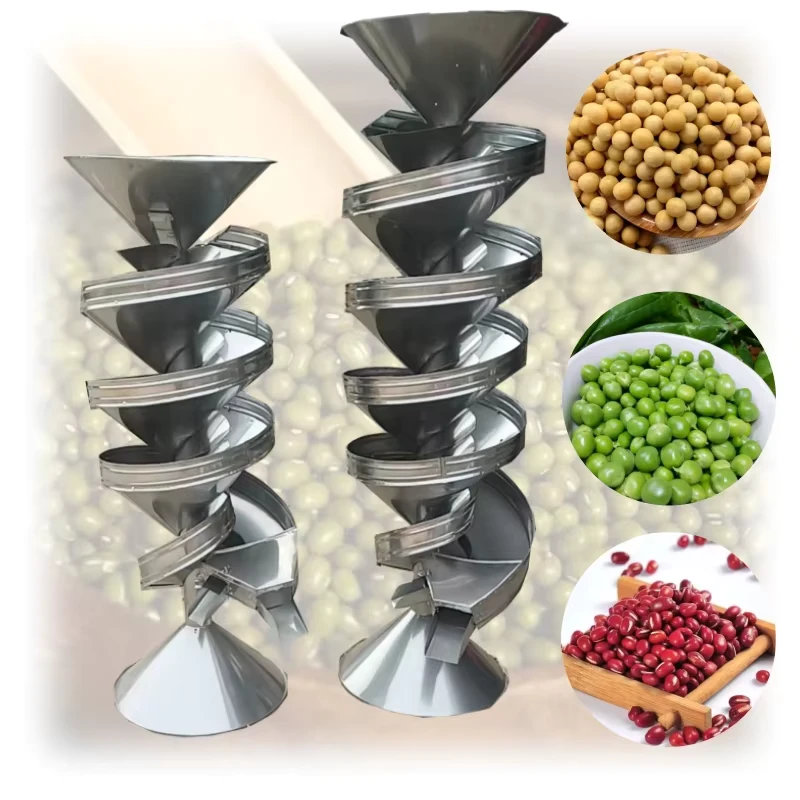 Stainless-Steel-Spiral-Gravity-Separator-Sorting-Paddy-Seed-Sorting-Machine-Seed-Gravity-Separator-with-Soybean