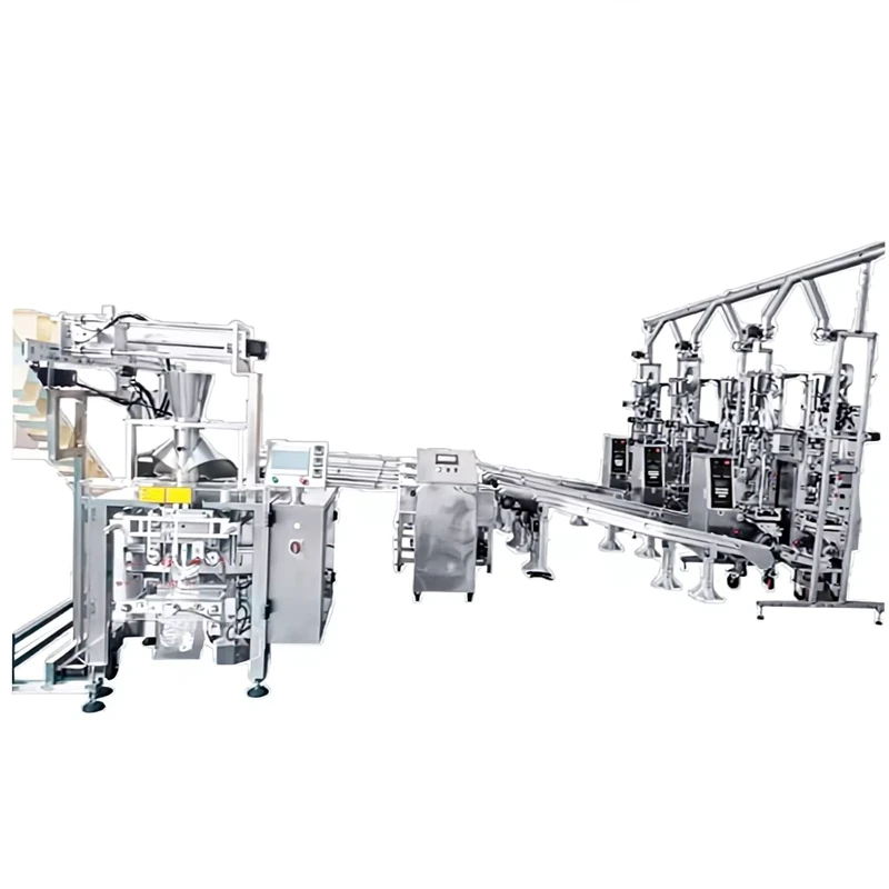 Sub-Package-Automatic-Plastic-Packaging-Line-for-Powder-Particles-Solid-Beverage-Back-End-with-60-Capacity
