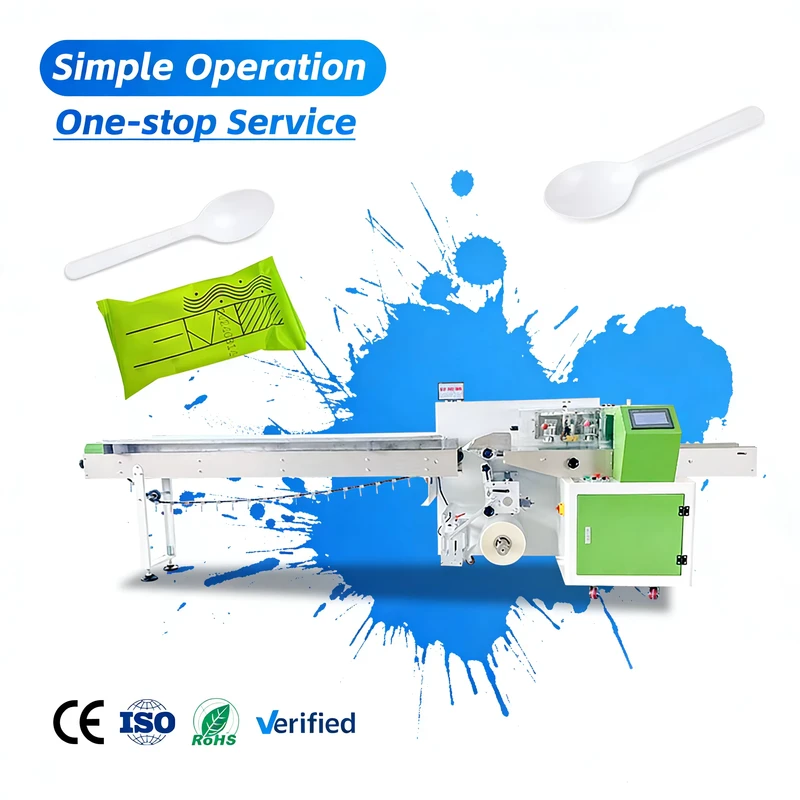 Thai-Hot-Selling-Multifunctional-Packaging-Machine-Flow-Pack-Machine-for-Disposable-Spoon-Packaging-with-Label-logo