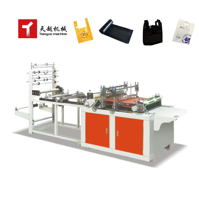 Tianyue-China-Taiwan-Biodegradable-Shopping-PP-PE-Plastic-Bag-Making-Machine-Fully-Automatic-Plastic-T-Shirt-Bag-Making-Machine