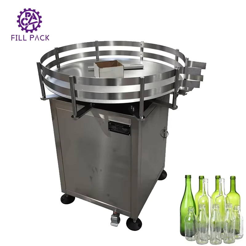 Turn-Rotary-Bottle-Collector-Unscrambler-Receiving-Accumulator-Table-Machine-Equipment-Line-Plant-1