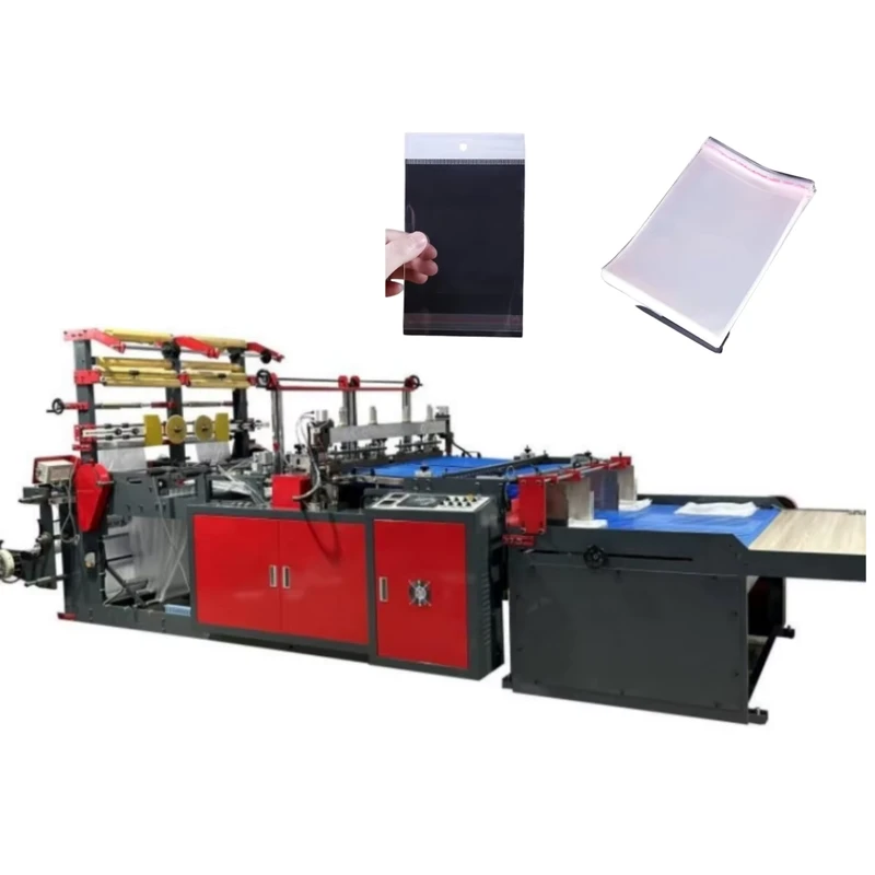 Two-Lines-Plastic-Side-Sealing-Bag-Making-Machine-Core-Components-Incl.-Motor-and-Engine-for-Producing-Polythene-Plastic-Bags