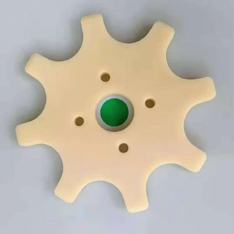 UMHWPE-Starwheel-Spare-Parts-Smooth-Surface-Anti-Aging-Plastic-Drive-Wheel-for-Bottle-Filling-Packing-Machine-Conveyor