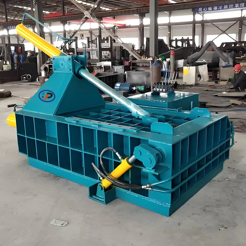 Used-Automatic-Compaction-Packing-Waste-Iron-Aluminum-Steel-Scrap-Metal-Baler-Second-Hand-Hydraulic-Metal-Shavings-Baling-Press