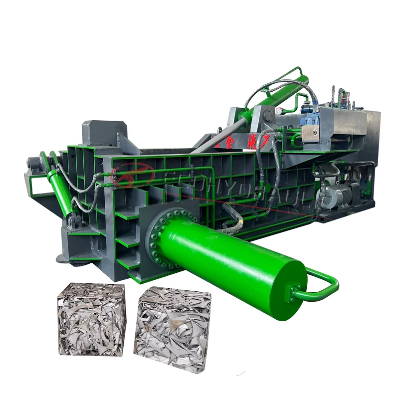 Used-Metal-Sheet-Shavings-Turnings-Baling-Press-Machine