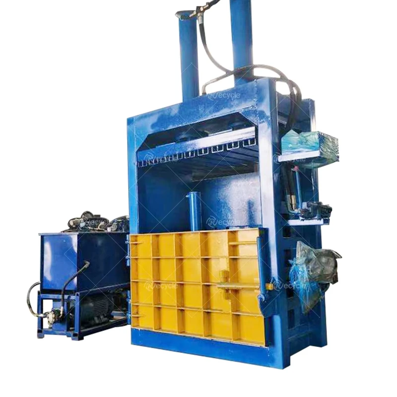Vertical-Hydraulic-Cardboard-Box-Baling-Press-Hydraulic-Carton-Compress-Baler-Packing-Machine