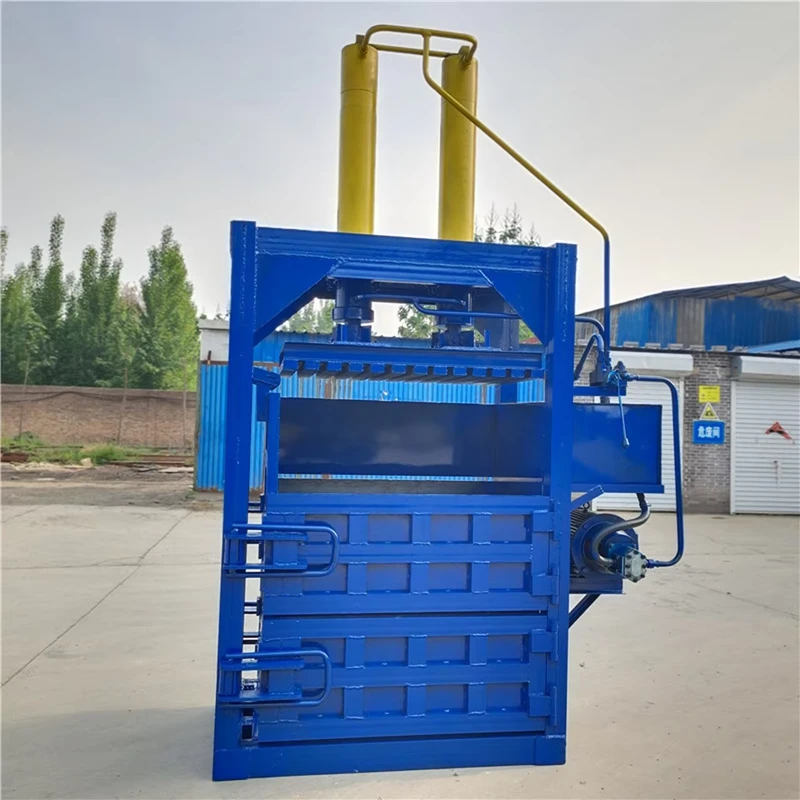 Vertical-Hydraulic-Cotton-Bale-Press-Machine-Used-Clothing-Baling-Machine-Carton-Compress-Baler-Machine
