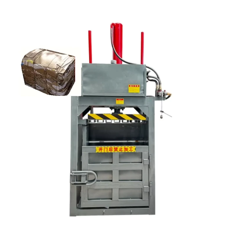 Vertical-Metal-Scrap-Hydraulic-Bale-Machine-Fabrics-Compressing-Strapping-Baler-Press