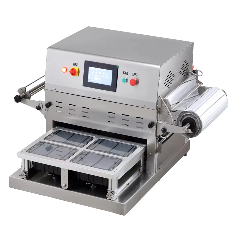 WANHE-Table-Top-Ready-Meal-Tray-Sealing-Machine-Nitrogen-Gas-Flushing-Packaging-for-Fruit-Food-Beverages-for-Foil-Tray-Sealer