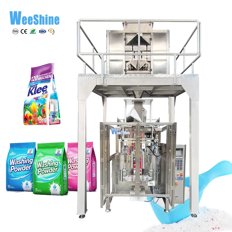 Weeshine-WPV350S4-Food-Grade-PLC-Controlled-High-Accuracy-Automatic-VFFS-for-Block-Bottom-Bag-Packing-Machine-for-Washing
