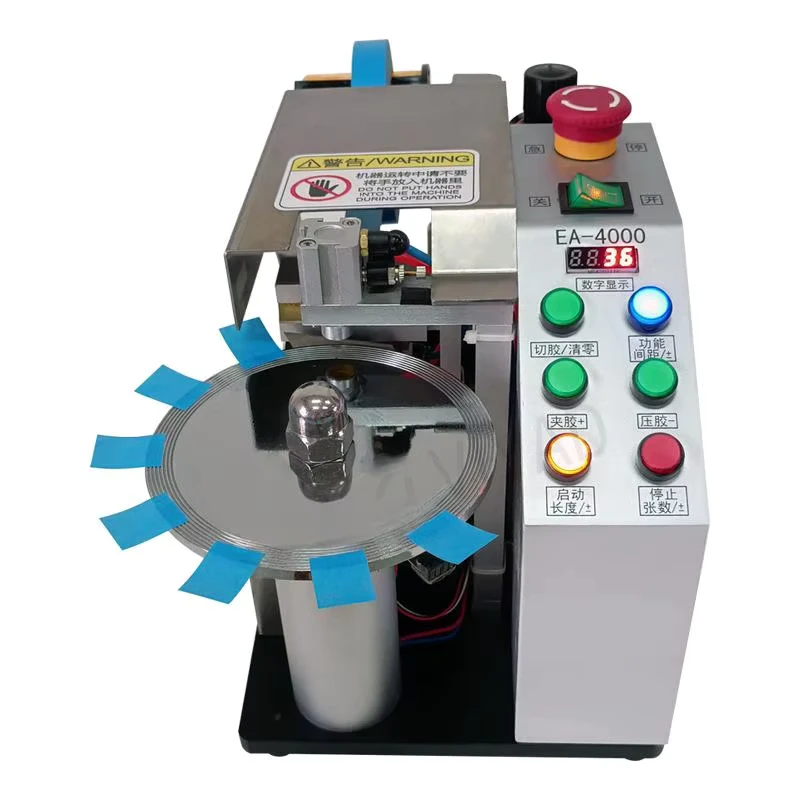 ZCUT-High-Temperature-4000-Air-Compressor-Automatic-Pneumatic-Tape-Dispenser-Gold-Finger-8-40mm-Auxiliary-Packaging-Machine-PLC