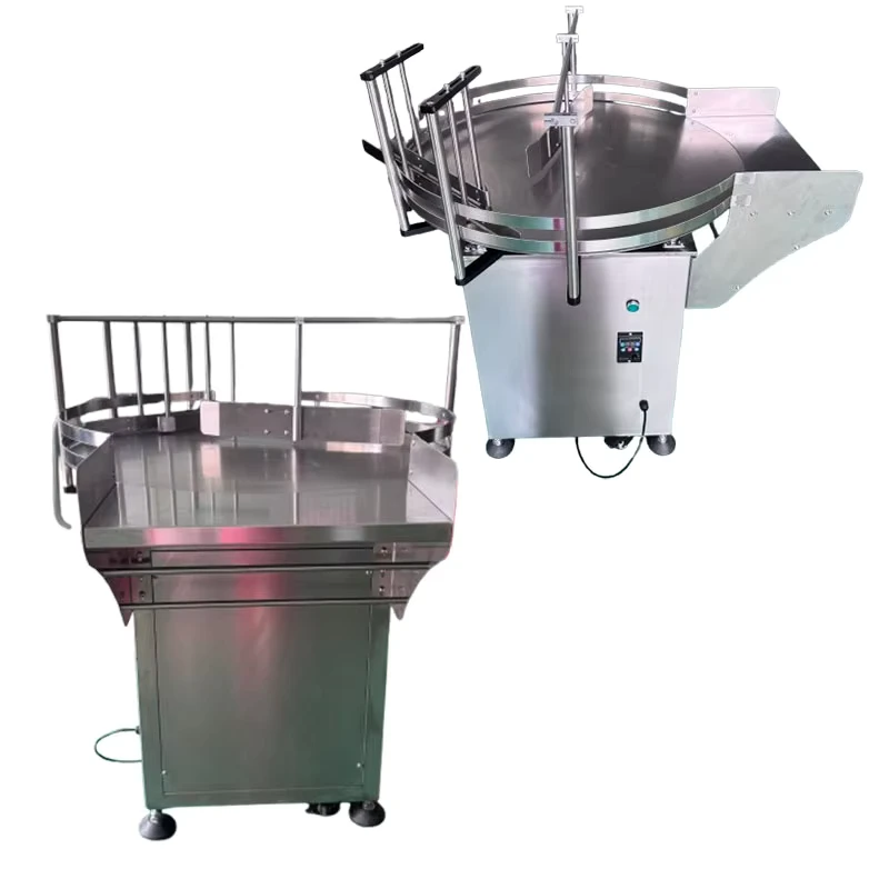 Zhongjie-Semi-Automatic-Round-Bottle-Feeder-Rotary-Sorter-for-All-Kinds-of-Plastic-Glass-Round-Containers